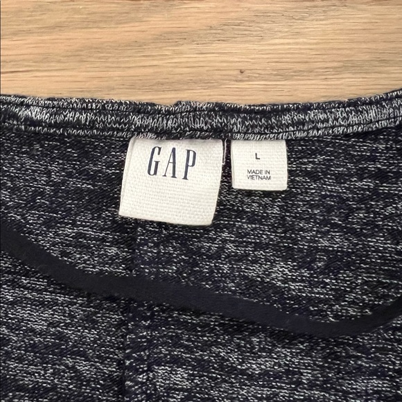 GAP | Bell Sleeve Dark Navy Heather Dress | Size Large - Picture 3 of 7